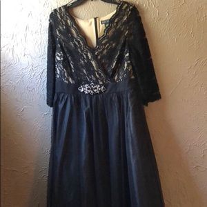 Beautiful black ball gown.